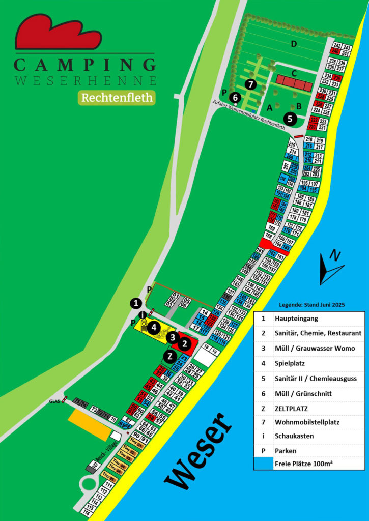 Standplatzplan Rechtenfleth 2025